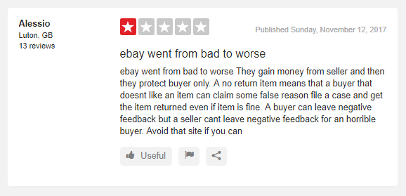 ebay seller review